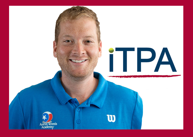 Smiling man in a blue polo shirt beside the iTPA logo on a white background with a red border.